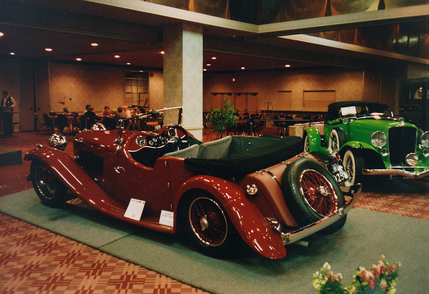 A 1933 SS1, predecessor to the Jaguar.